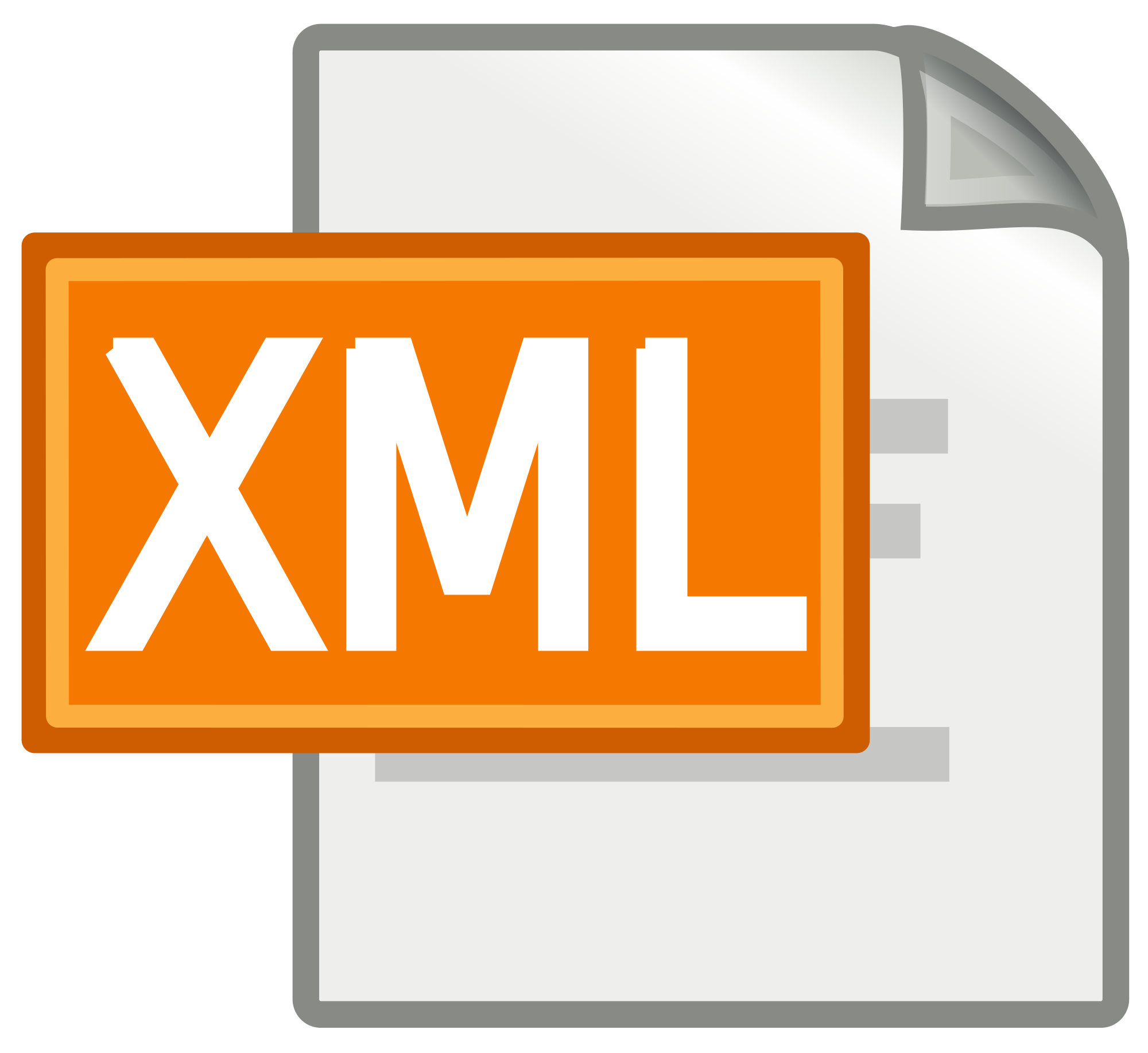 View XML file format